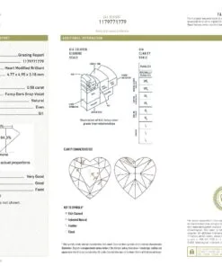 Alternative view of 0.5 carat Fancy Dark Gray-Violet Diamond, GIA 1179771779
