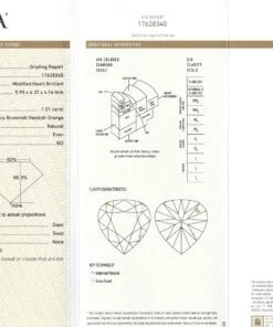 Alternative view of 1.01 carat Fancy Brownish Reddish Orange Diamond, GIA 17628340